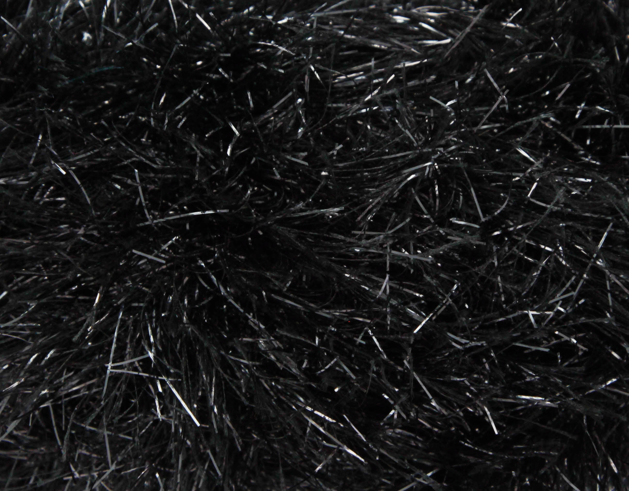 Tinsel Chunky Black 230 12x50g Balls - Click Image to Close